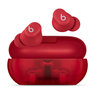 Apple Beats Solo Buds Transparent Red